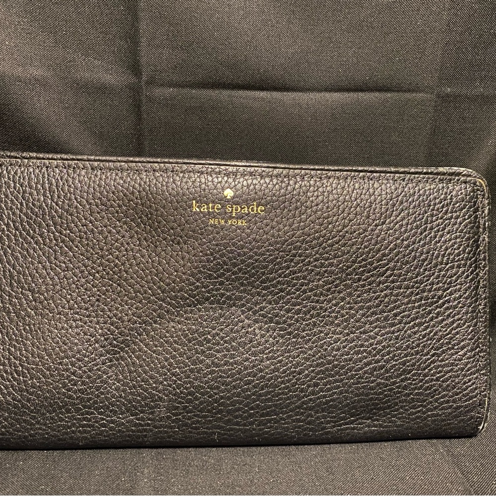 Kate Spade Black Leather Wallet